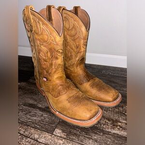 SOLD‼️Double H Men's Tan Western Boots
